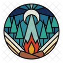 Firewood Bonfire Campfire Icon