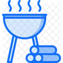 Firewood Wood Grill Icon