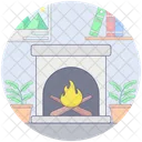 Firewood Fireplace Chimney Icon
