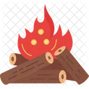 Firewood Wood Fire Icon