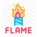 Firework Flame Pyrotechnic Icon