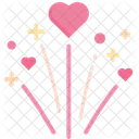 Firework Wedding Celebration Love Icon