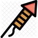 Firework Rocket Bomb Icon