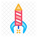 Firework Rocket Pyrotechnic Icon