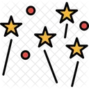 Fireworks Celebration Stars Icon