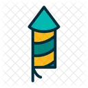 Fireworks Rocket Fire Cracker Icon