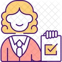 Firma de contrato  Icono