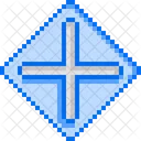 Signo Mas Pixelart Icono