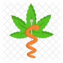 Medicina Cannabis Marihuana Icono