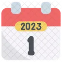 First 2023 Calendar Symbol