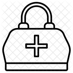 응급처치 가방  아이콘