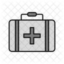 응급처치 가방  아이콘