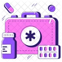 First Aid Kit First Aid Bag Doctor Briefcase Icon