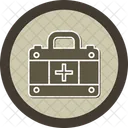 First Aid Kit Plastic Surgery Medical Kit Icon