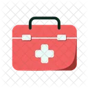 First Aid Kit In Red Box  Icon