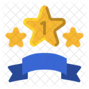 First Gold Star  Icon