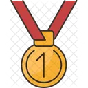 First Medal Medal Gold Icon