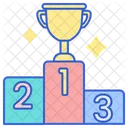 First Place Achivement Trophy Icon
