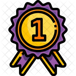First Place Badge  Icon