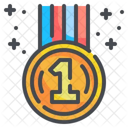 First Place Medal  Icon