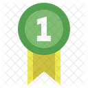 First Place Ribbon First Number Ribbon Quality Icon