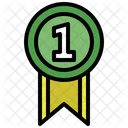 First Place Ribbon First Number Ribbon Quality Icon
