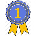 First Place Ribbon Pin Icon