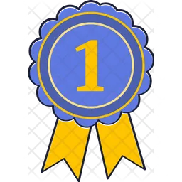 First Place Ribbon Pin  Icon