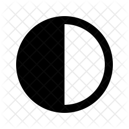 First quarter Icon