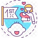 Baby First Smile Icon