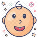 Baby Face Baby Tooth First Tooth Icône