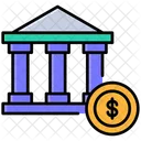 Money Business Building Icon