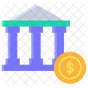 Money Business Building Icon