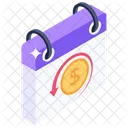 Fiscal Year Budgetary Year Business Year Icon