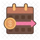 Fiscal Year Financial Period Business Year Icon