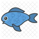 Fisch Meeresfruchte Emoji Icon