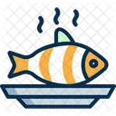 Fisch Gebratener Fisch Meeresfruchte Icon