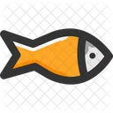 Fisch Meeresfruchte Abendessen Icon