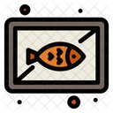 Fisch Meeresfruchte Brett Icon