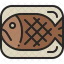 Fisch Gegrillt Gebraten Icon