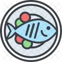 Fisch Lebensmittel Meer Icon