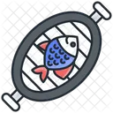 Fischgrillen  Symbol