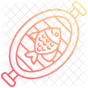 Fischgrillen Fisch Meeresfruchte Symbol