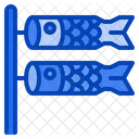 Fischflagge Windsack Karpfen Muster Koinobori Symbol