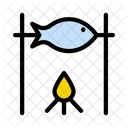 Fisch kochen  Symbol