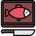 Fisch-Schneidebrett  Symbol