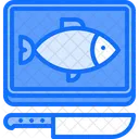 Fisch-Schneidebrett  Symbol