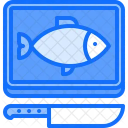 Fisch-Schneidebrett  Symbol