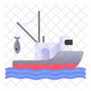 Fischerboot  Symbol