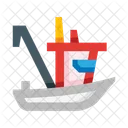 Fischerboot  Symbol